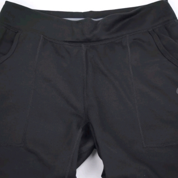 NWT Womens Nike Dri Fit Just Do It Capris 799099 032 black training pants logo M - Picture 2 of 6